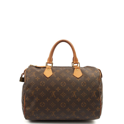Louis Vuitton Tote Speedy 30 in Monogram, Canvas — Back View