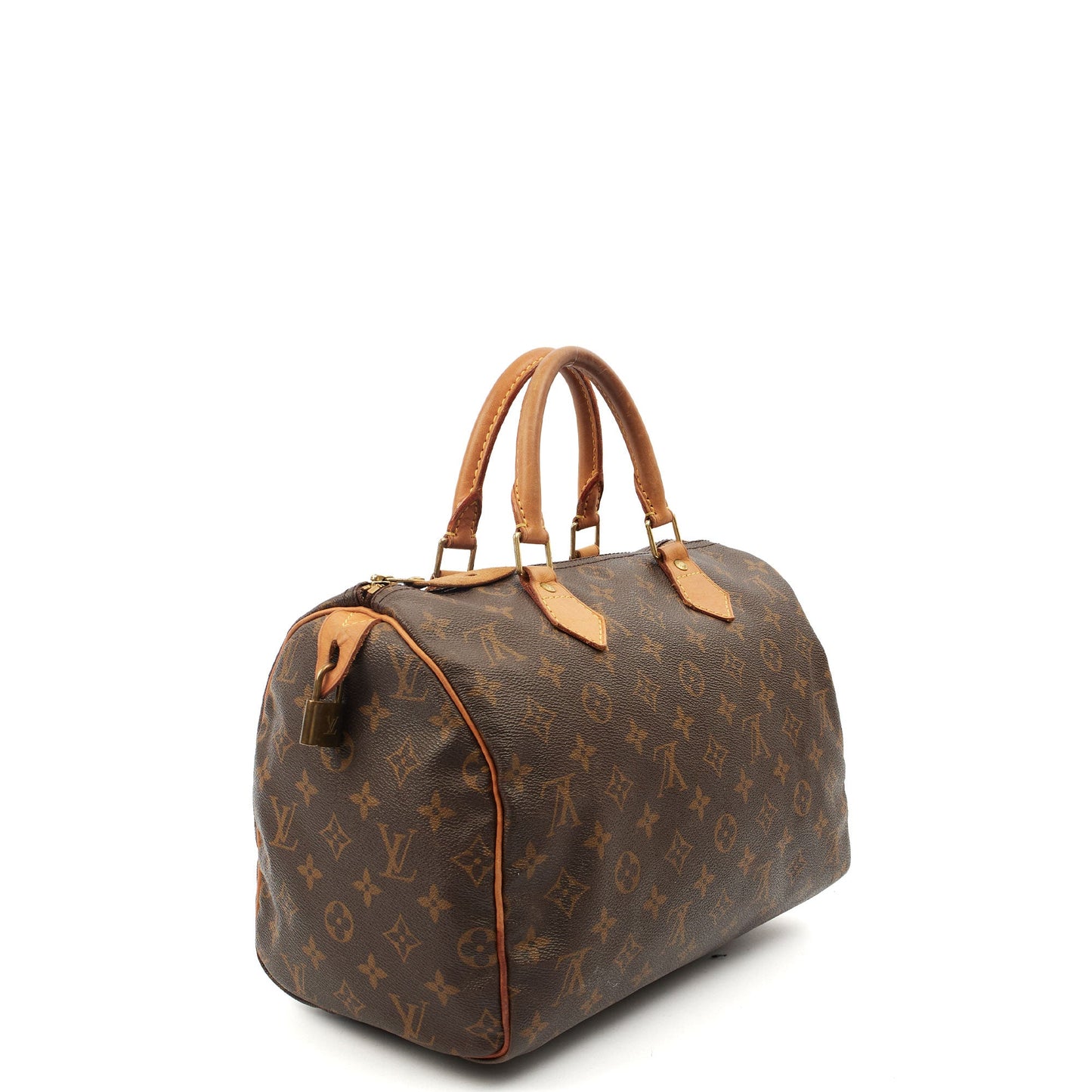 Louis Vuitton Tote Speedy 30 in Monogram, Canvas — Side View