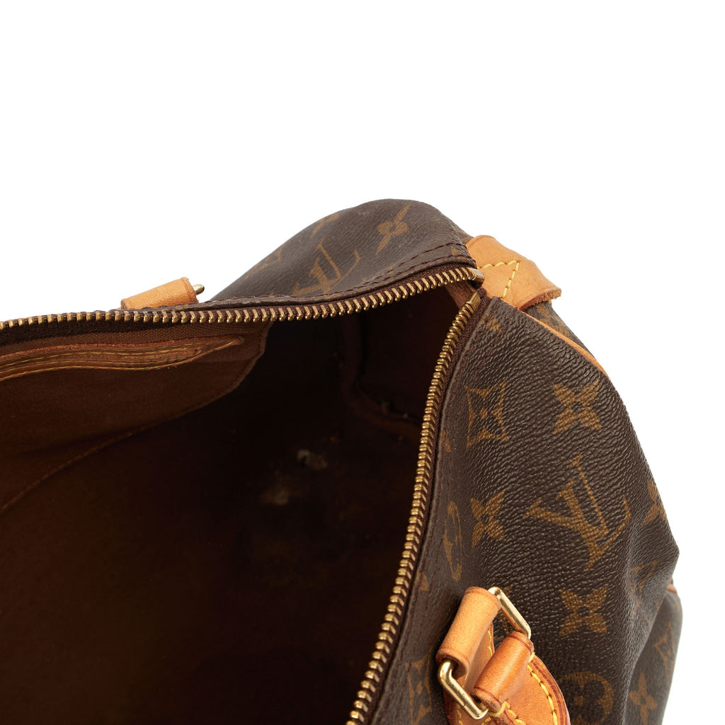 Louis Vuitton Tote Speedy 30 in Monogram, Canvas — Detail View