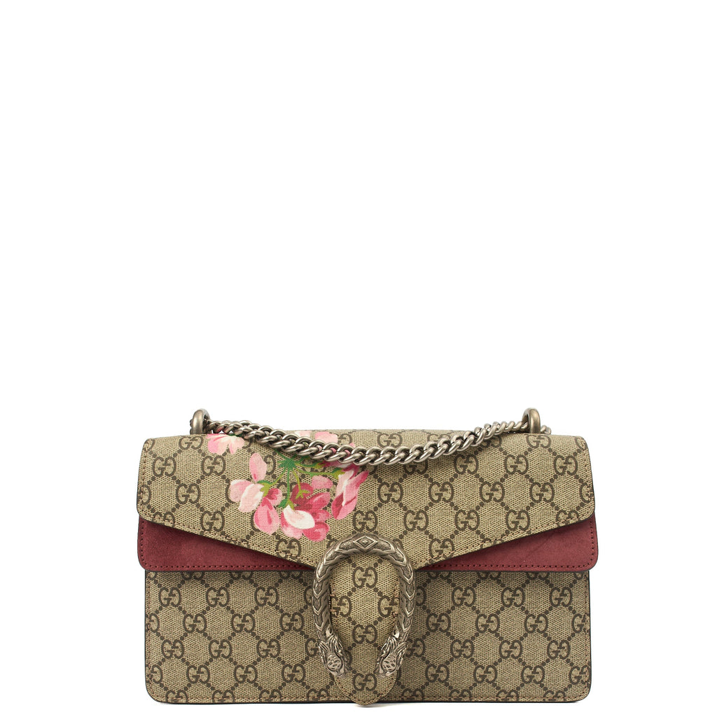 Gucci Shoulder Bag Dionysus - Medium in GG Supreme, Leather — Front View
