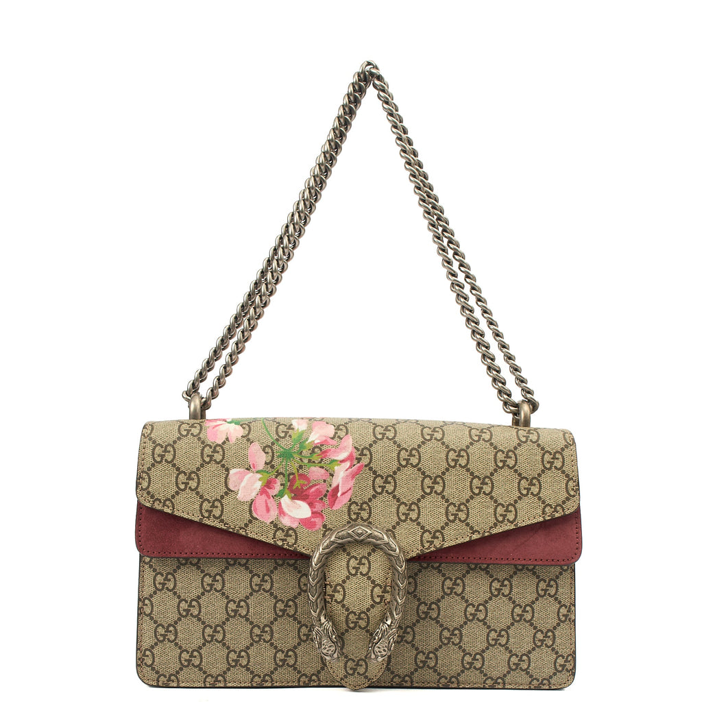 Gucci Shoulder Bag Dionysus - Medium in GG Supreme, Leather — Detail View