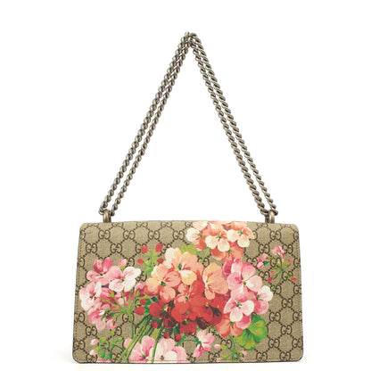 Gucci Shoulder Bag Dionysus - Medium in GG Supreme, Leather — Back View
