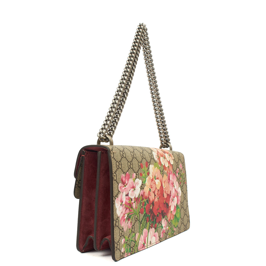Gucci Shoulder Bag Dionysus - Medium in GG Supreme, Leather — Side View