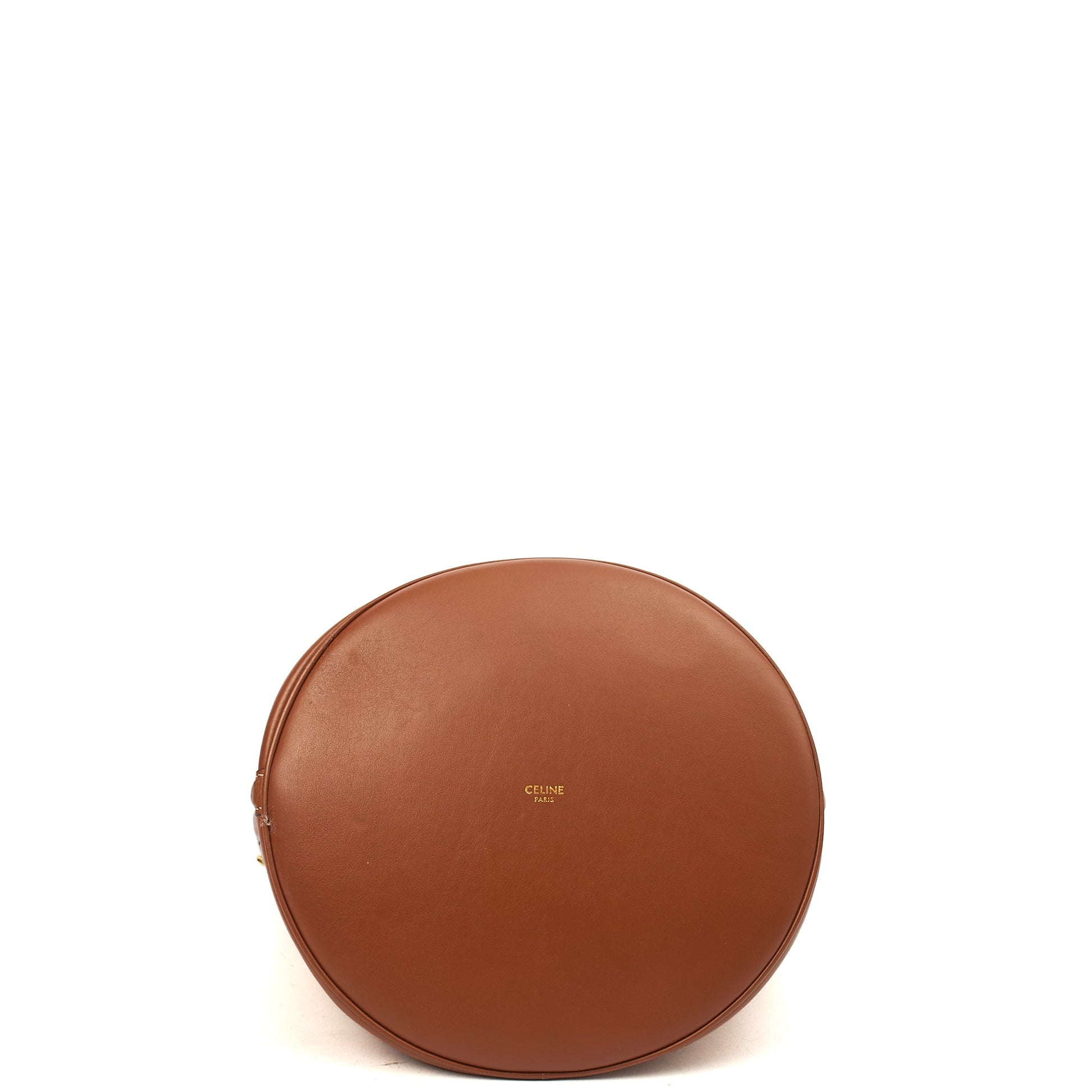 Celine Bucket Bag Sangle Seau in Brown, Box Calfskin — Alternate View 12
