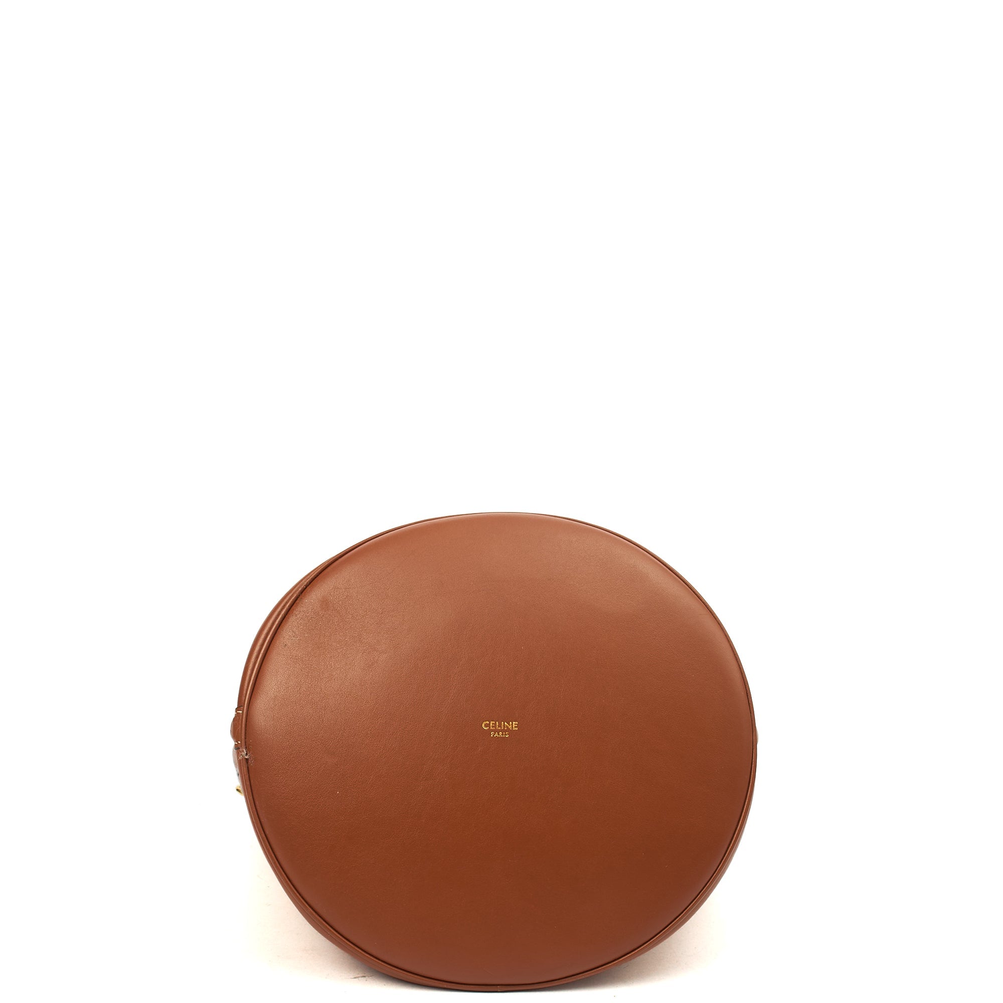 Celine Bucket Bag Sangle Seau in Brown, Box Calfskin — Alternate View 12