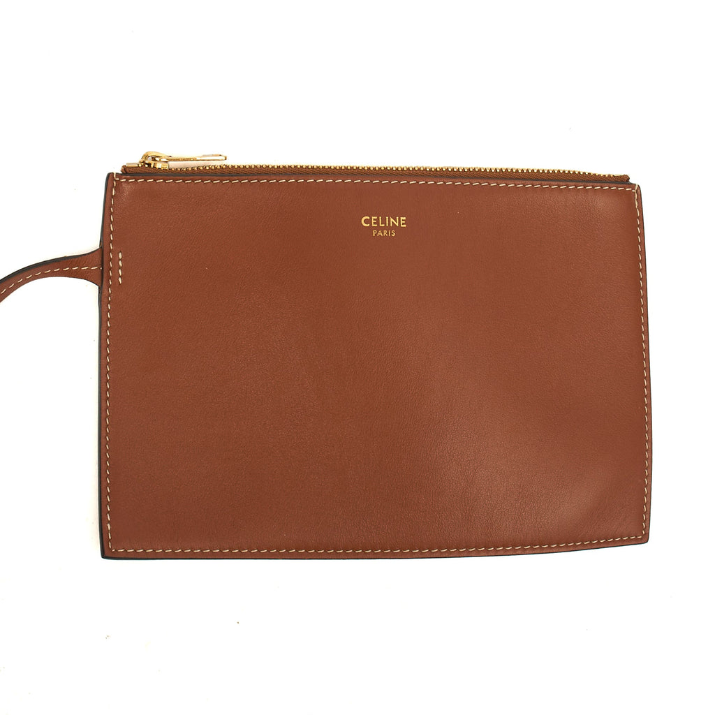 Celine Bucket Bag Sangle Seau in Brown, Box Calfskin — Alternate View 13