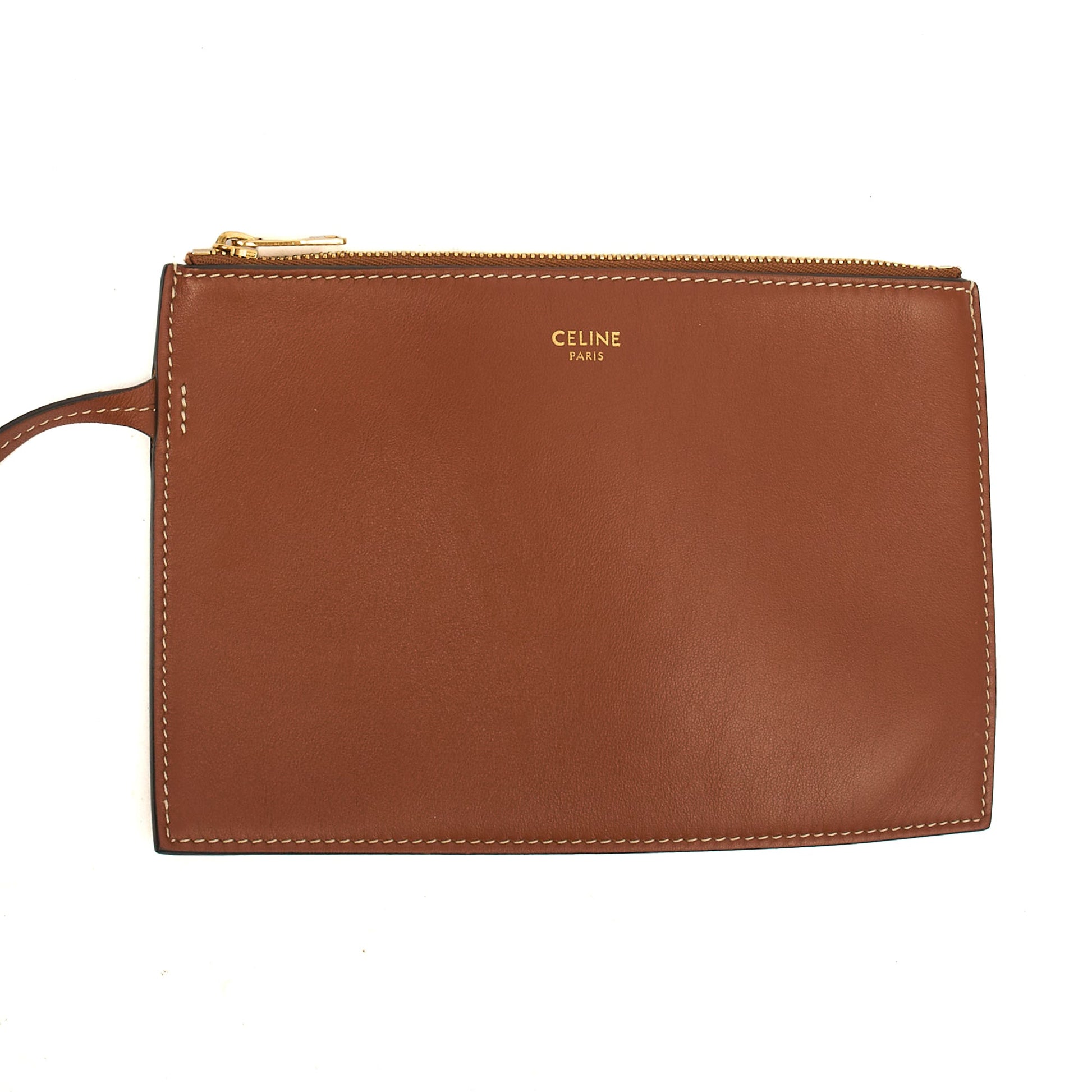 Celine Bucket Bag Sangle Seau in Brown, Box Calfskin — Alternate View 13