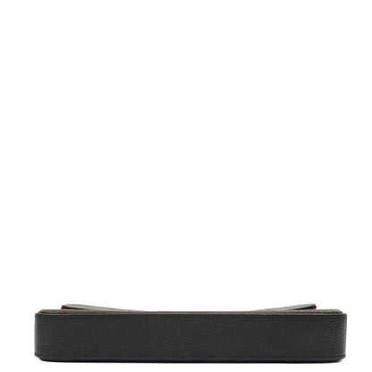 Louis Vuitton Cross Body Felicie Pochette in Black, Leather — Detail View