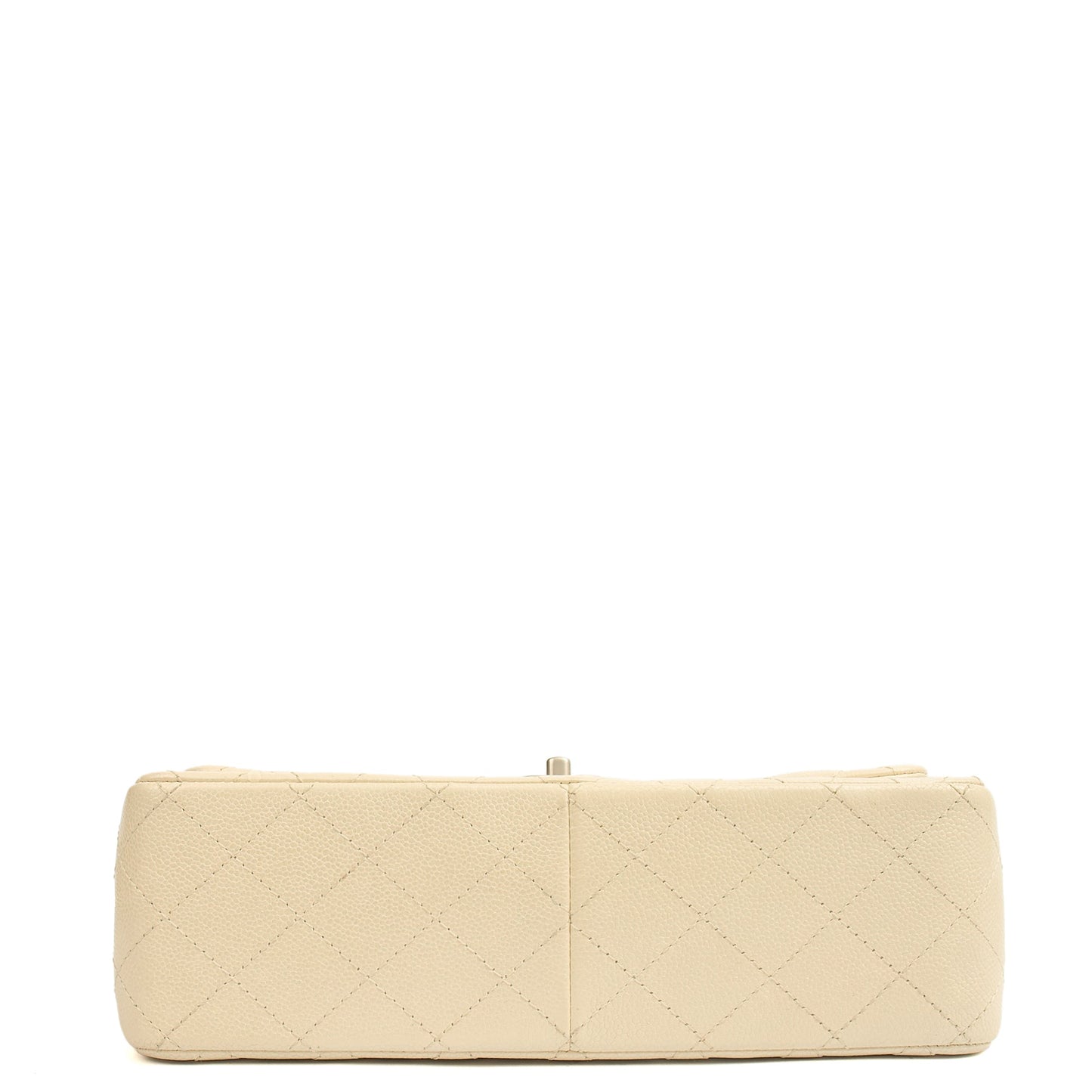 Chanel Classic Double Flap - Large in Champagne, Caviar Leather — Lifestyle View