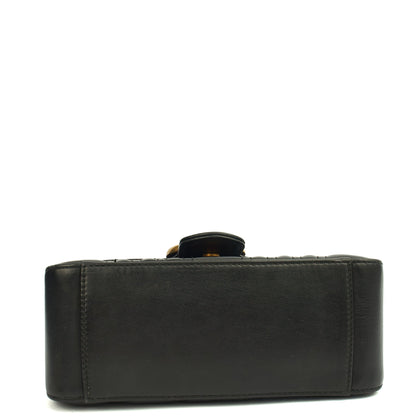 Gucci Top Handle GG Marmont Top Handle - Mini in Black, Leather — Top View