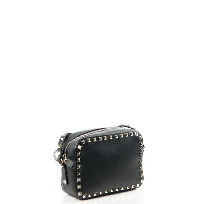Valentino Cross Body Rockstud Crossbody Bag - Small in Black, Calfskin — Alternate View 9