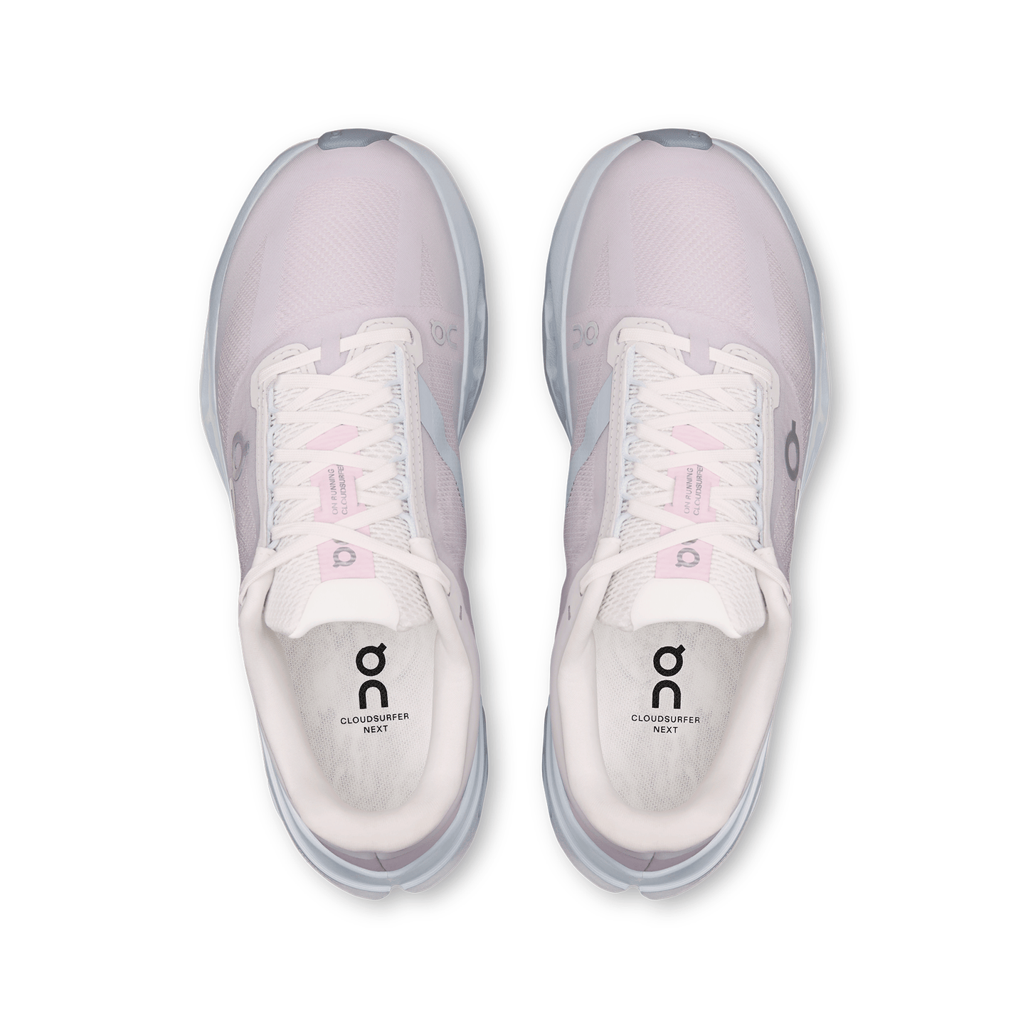 On Cloudsurfer Next Wmns 'Peony Heather' — UK 3 | EU 36 | US 5 — Top View