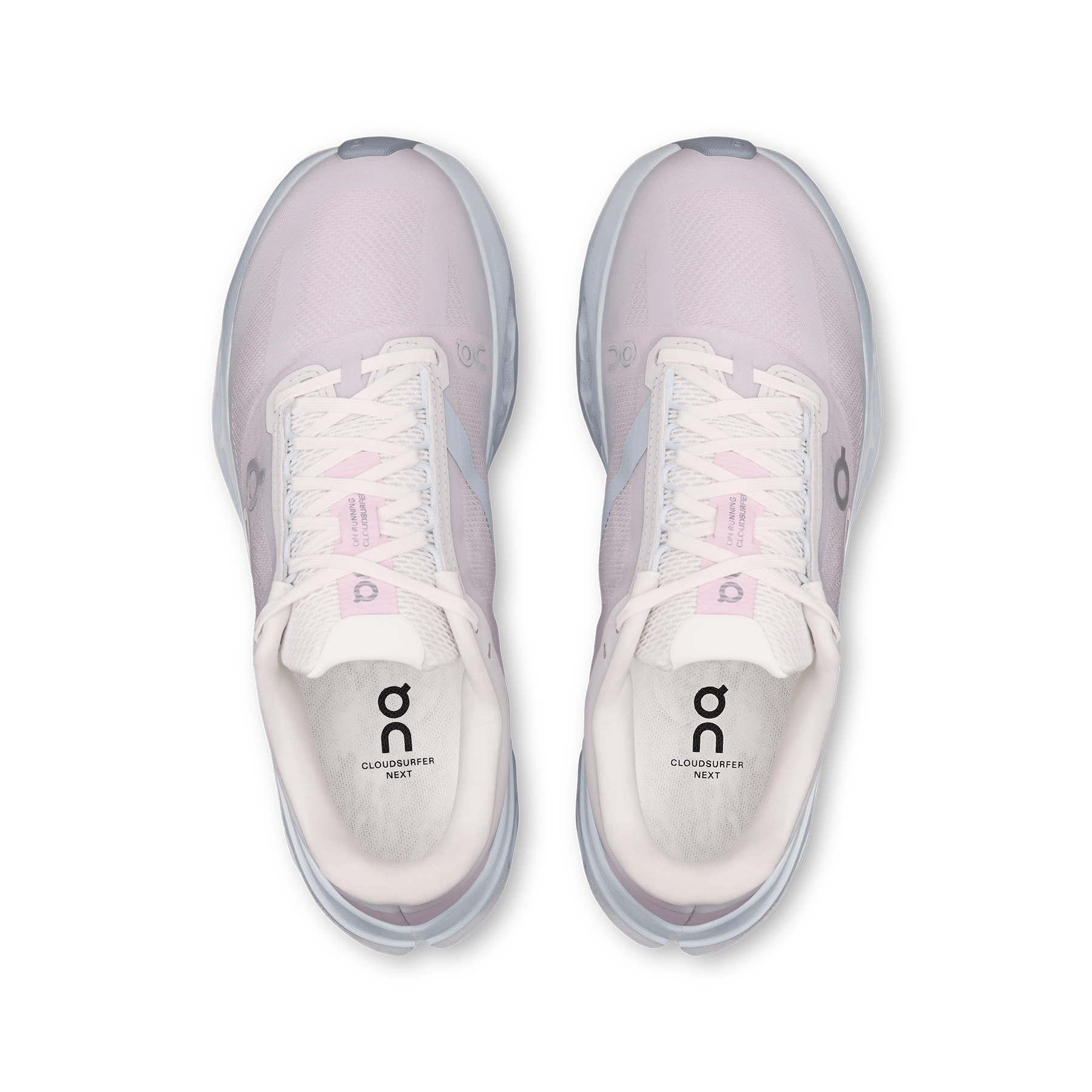 On Cloudsurfer Next Wmns 'Peony Heather' — UK 3 | EU 36 | US 5 — Top View
