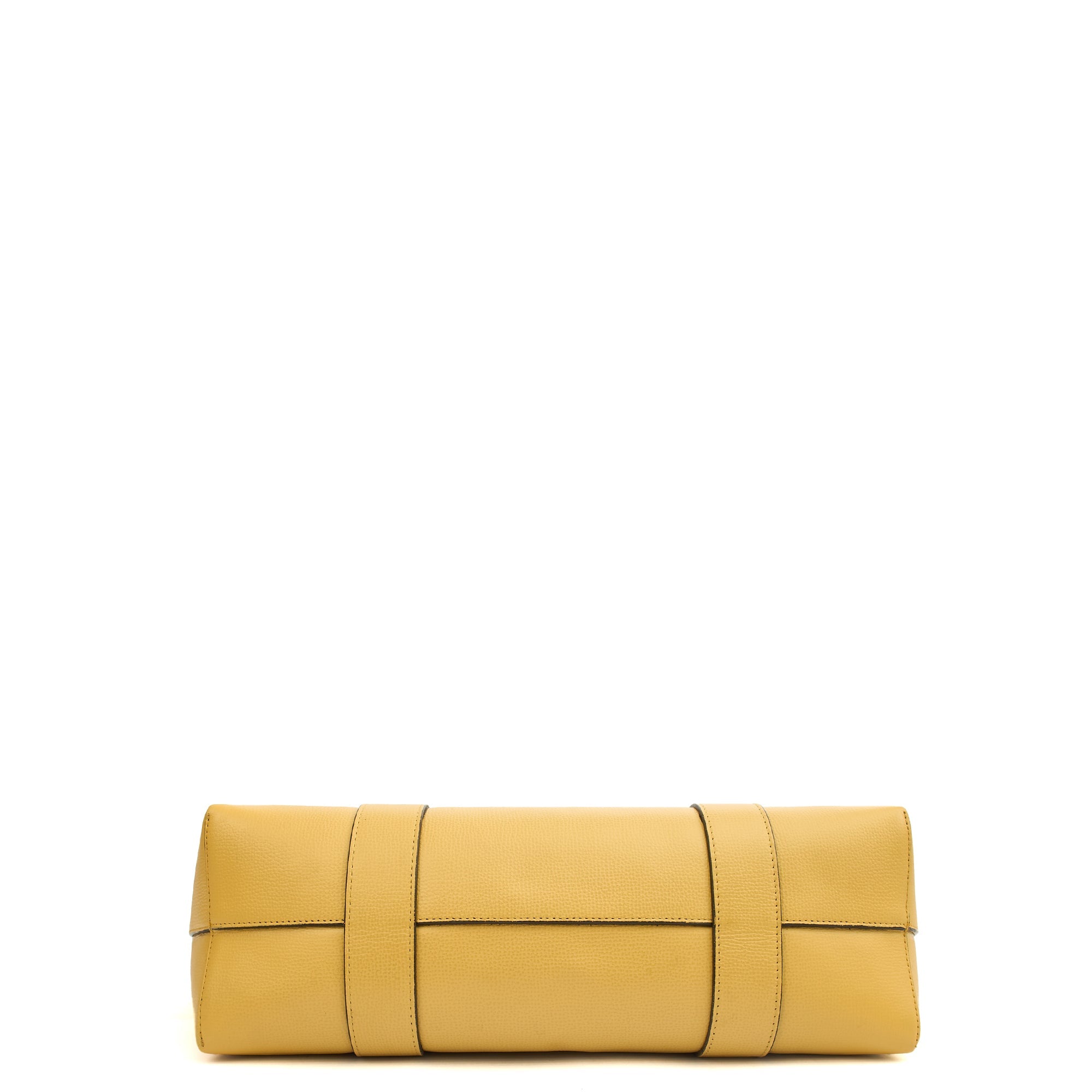 Mulberry Tote Bayswater Tote in Citrus Yellow, Calfskin Leather — Top View
