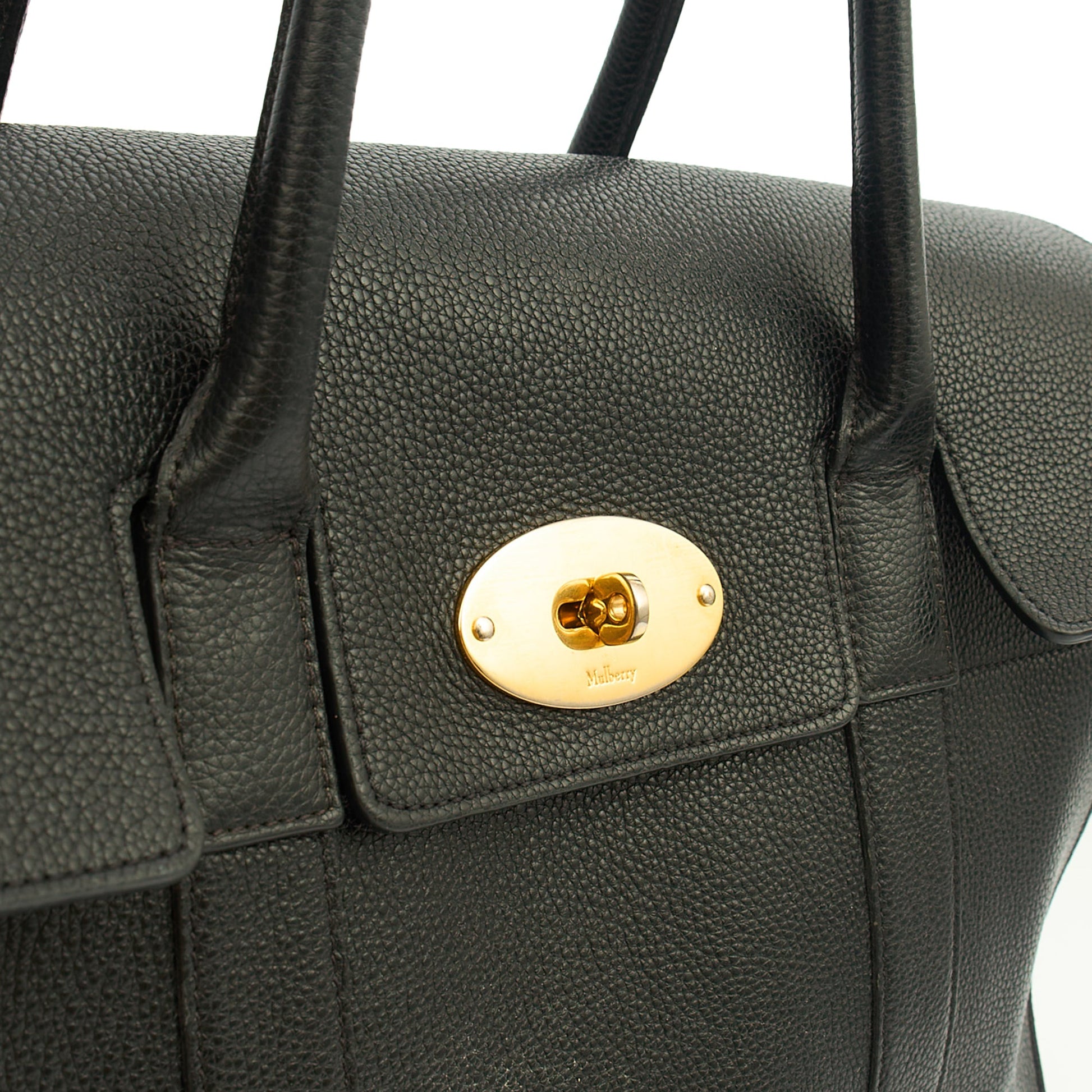 Mulberry Tote Bayswater - New in Black, Calfskin Leather — Lifestyle View