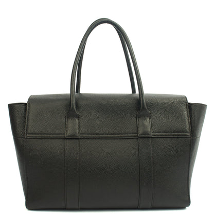 Mulberry Tote Bayswater - New in Black, Calfskin Leather — Back View