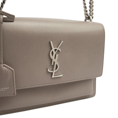Saint Laurent Shoulder Bag Sunset - Medium in Grey, Leather — Alternate View 18
