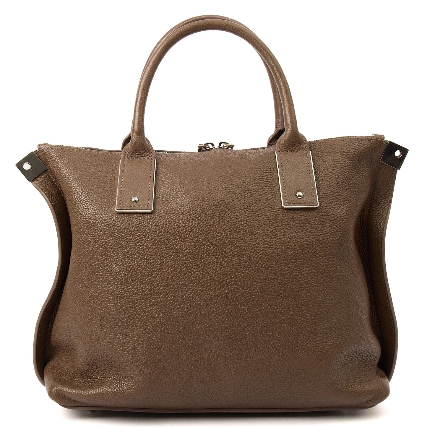 Mulberry Tote Alice  in Taupe, Calfskin Leather — Top View