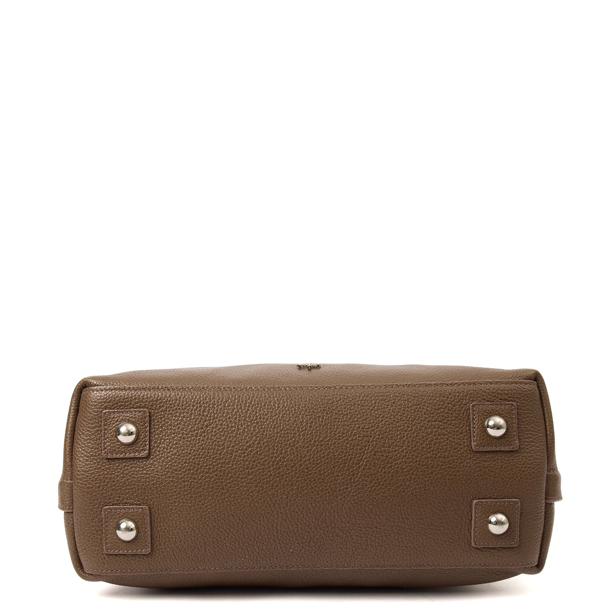 Mulberry Tote Alice  in Taupe, Calfskin Leather — Detail View