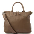 Mulberry Tote Alice  in Taupe, Calfskin Leather — Front View