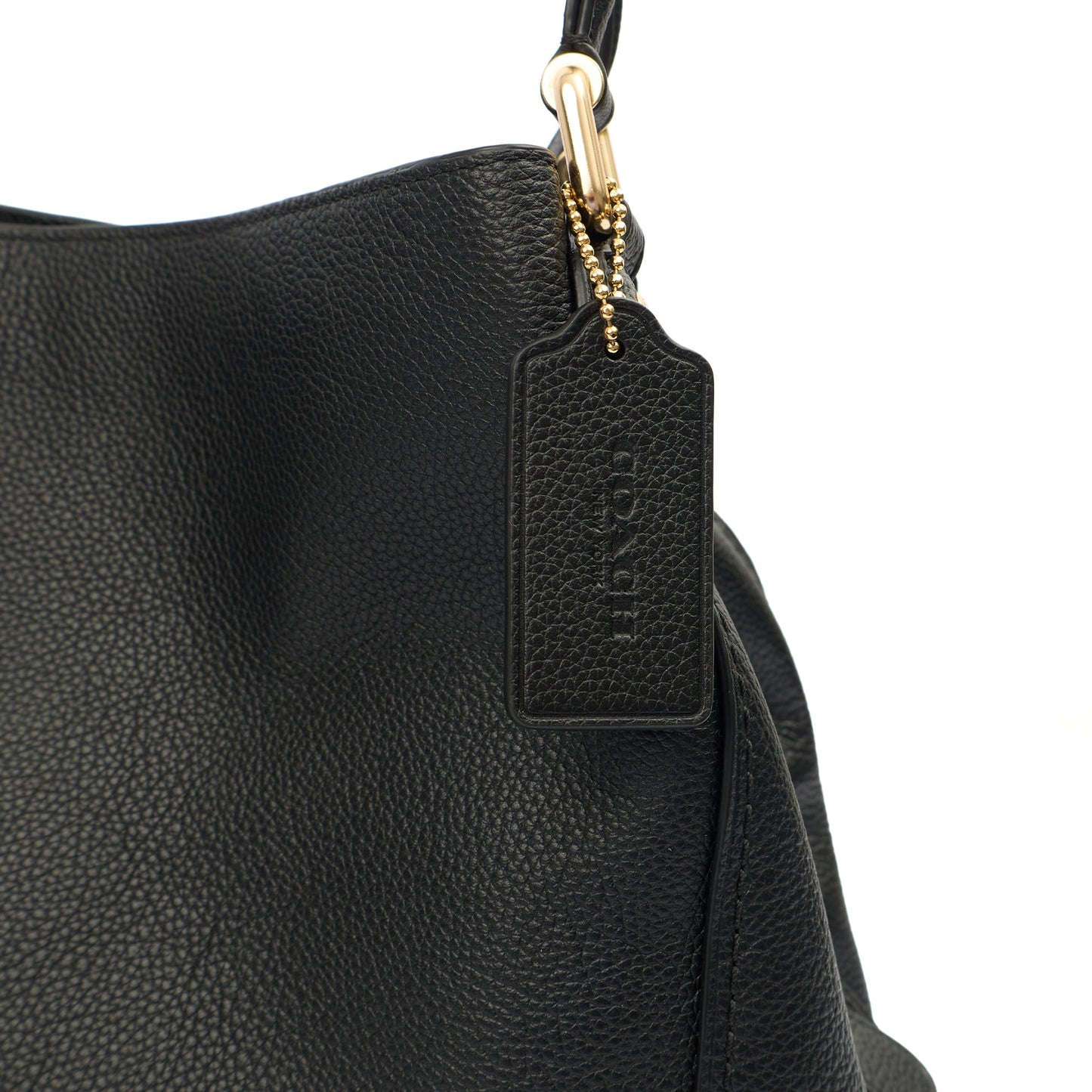 Coach Tote Edie Tote in Black, Leather — Alternate View 7