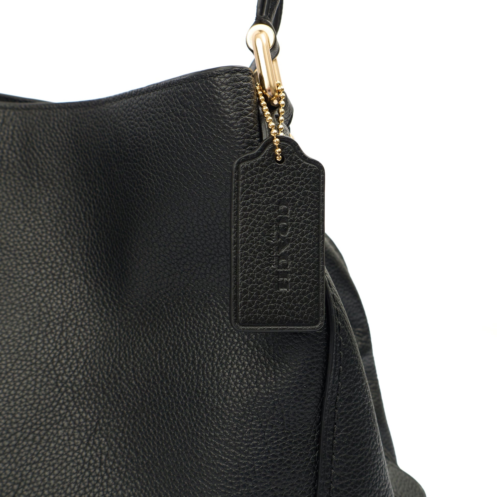 Coach Tote Edie Tote in Black, Leather — Alternate View 7
