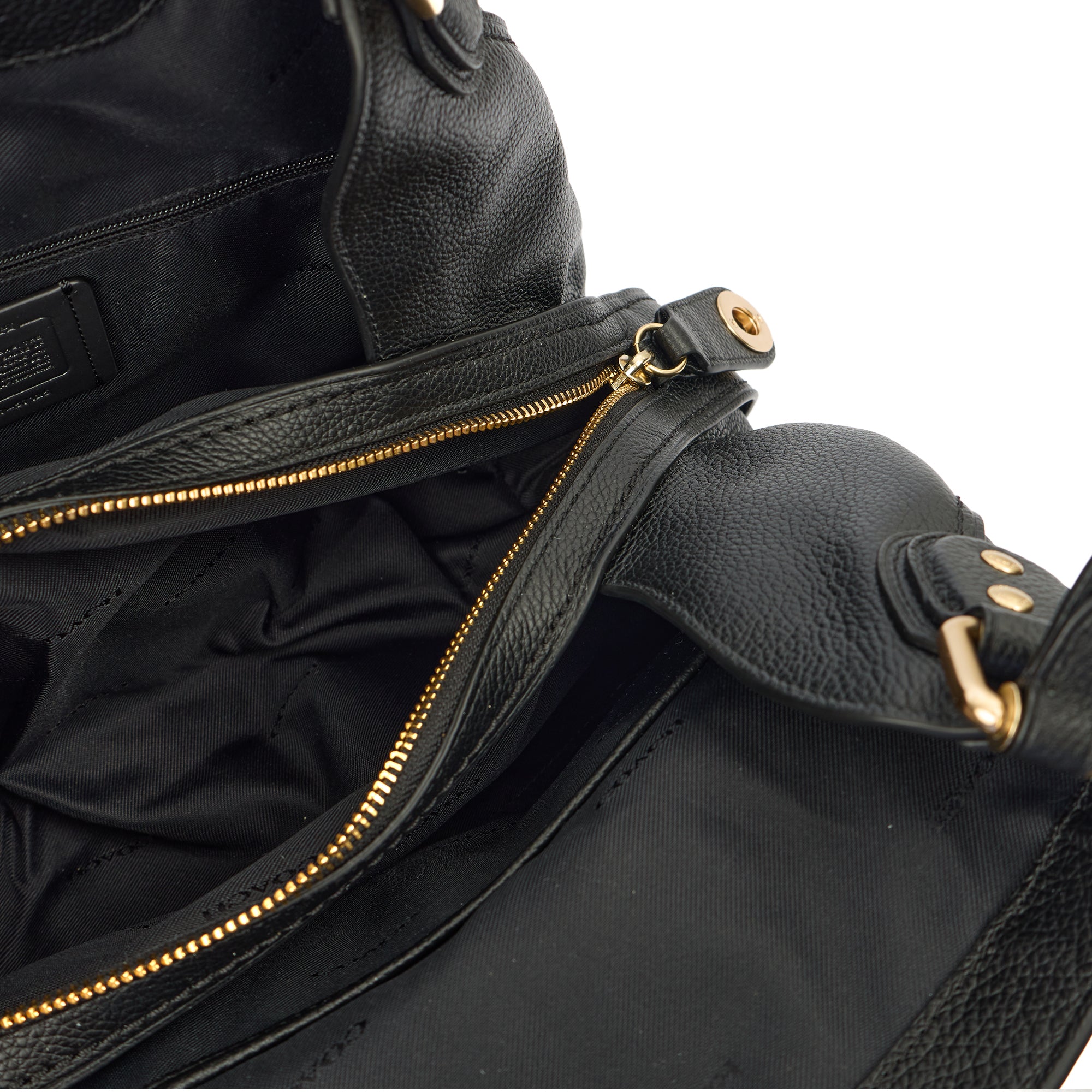Coach Tote Edie Tote in Black, Leather — Alternate View 8