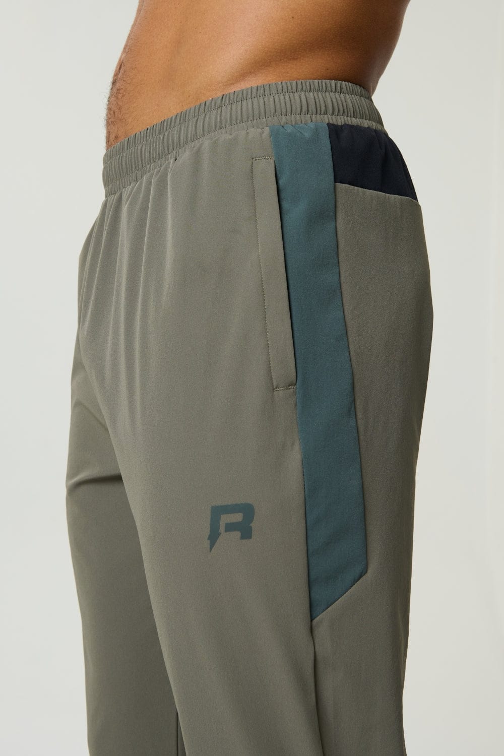 Reprimo Vortex Pants 'Dark Moss Grey Velvet' — XXS — Side View