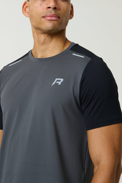 Reprimo Flight Tee 'Slate Obsidian' — XXS — Side View