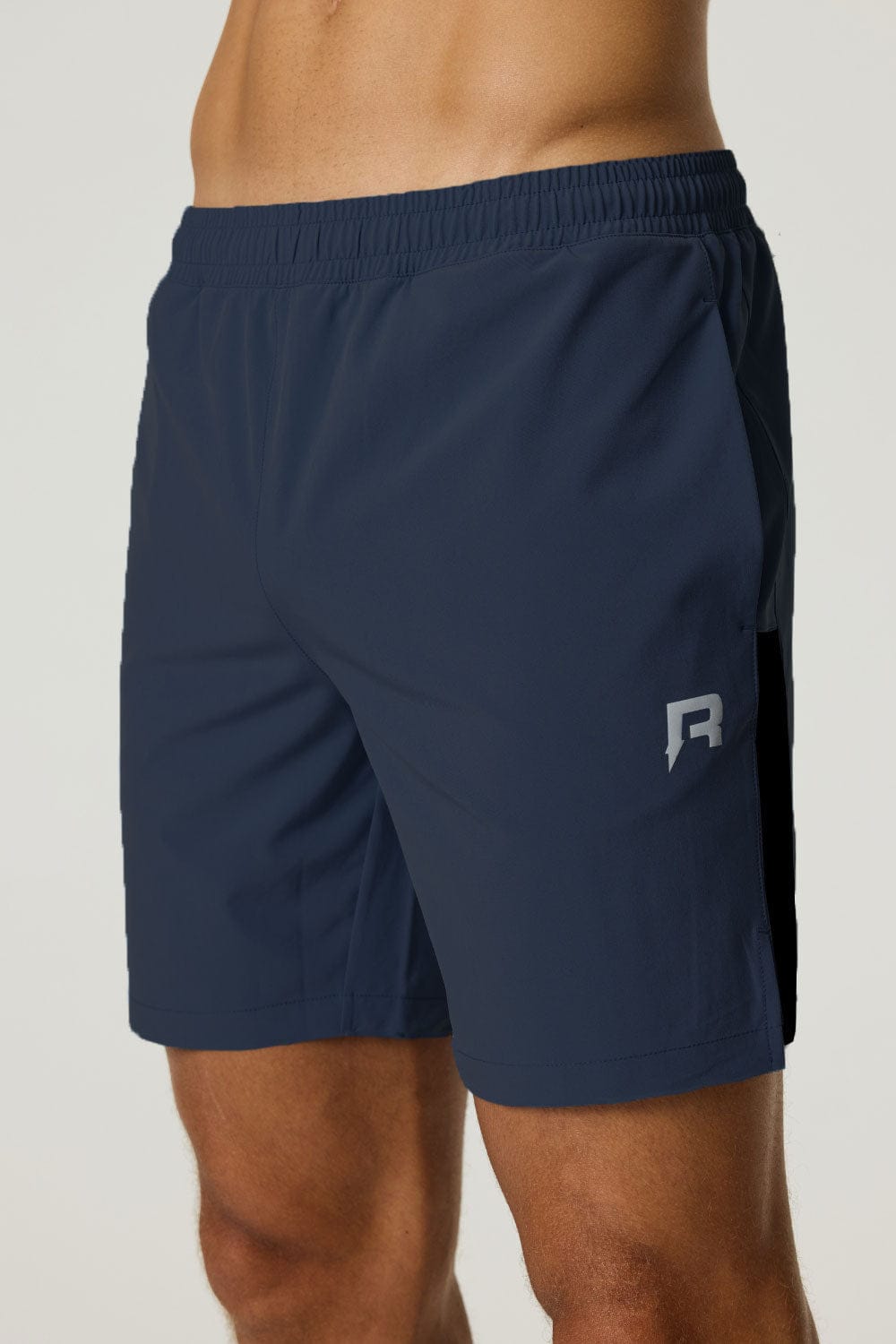 Reprimo Track Shorts 'Navy' — XS — Side View