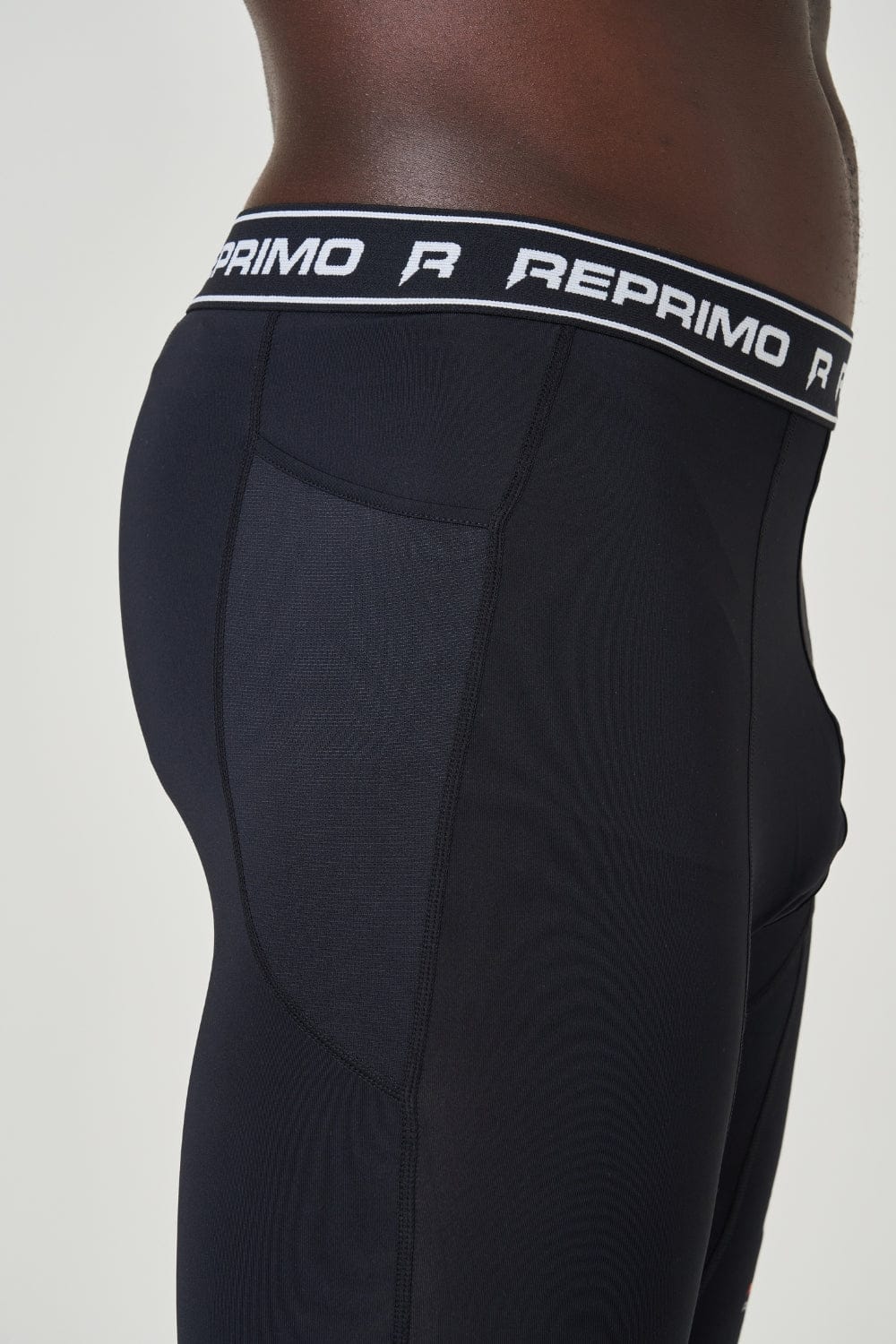 Reprimo RP Base-Layer Pant 'Black Red' — XS — Back View