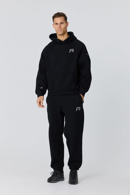 Reprimo Collective Hoodie 'Black' — XS — Back View