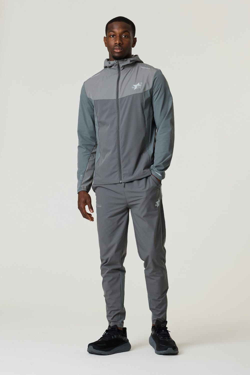 Reprimo RP Flight Windbreaker 'Grey' — XS — Back View