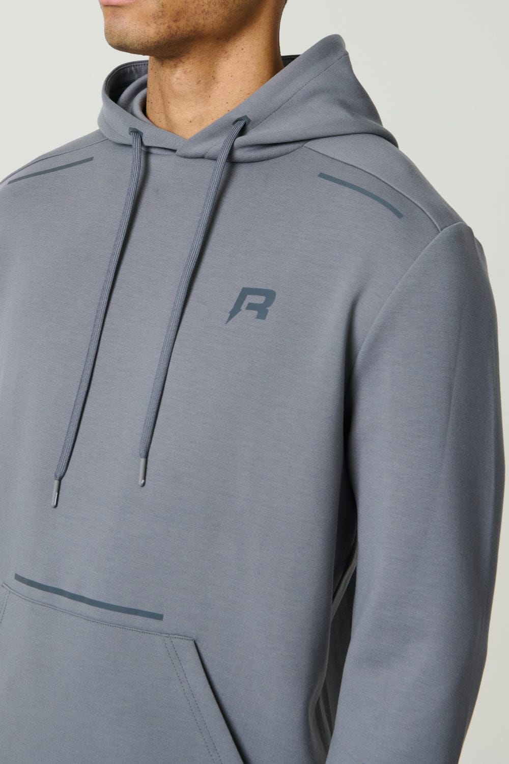 Reprimo Motion Hoodie 'Titanium' — S — Back View