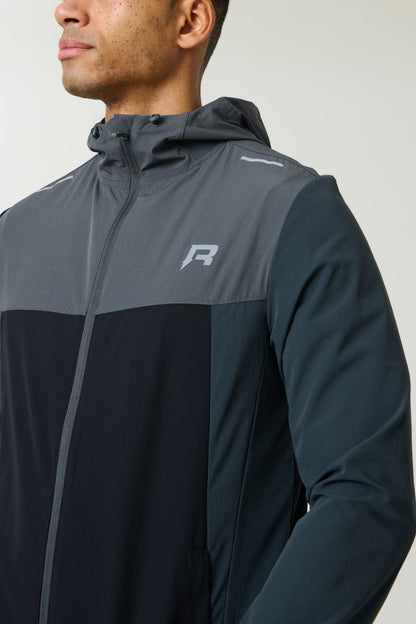 Reprimo Flight Windbreaker Jacket 'Slate Obsidian' — XXS — Side View