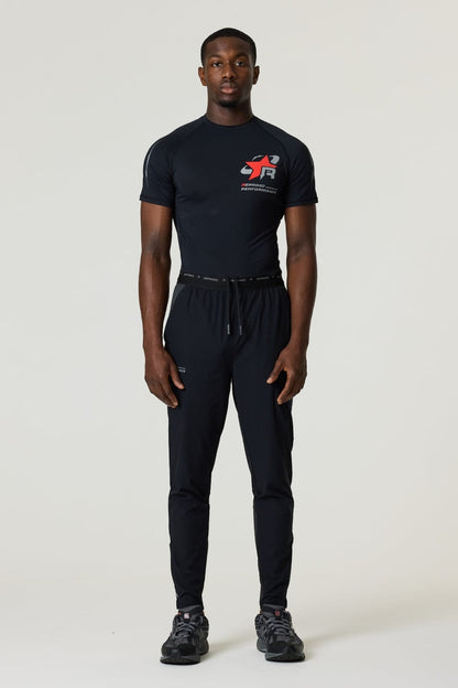 Reprimo RP Base-Layer T-Shirt 'Black Red' — XS — Back View