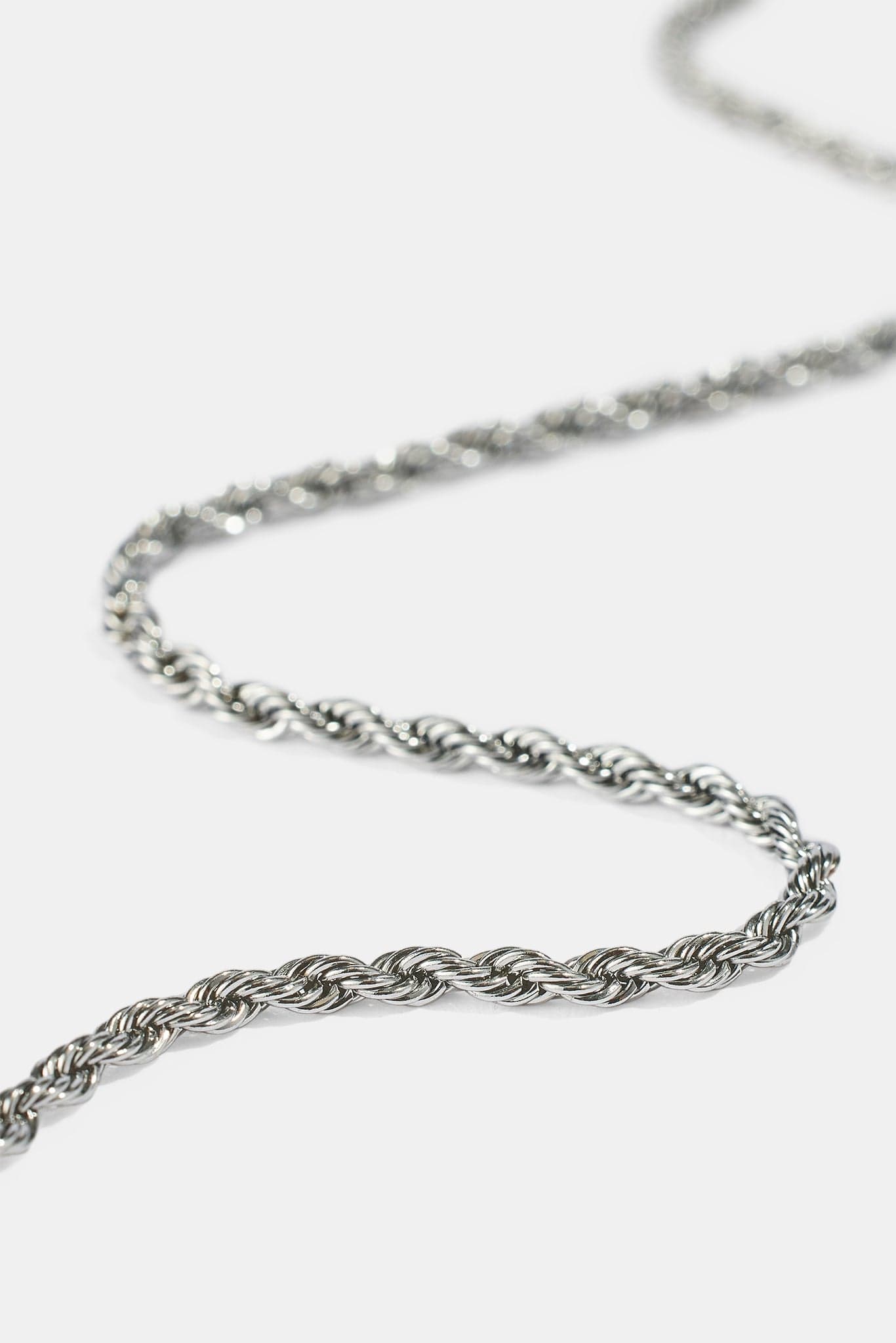 Cernucci 3mm Rope Chain — 16" — Back View