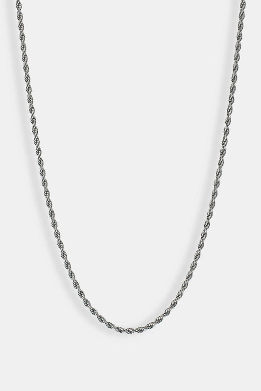 Cernucci 3mm Rope Chain — 16" — Side View