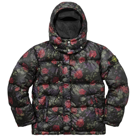 STONE ISLAND FOR SUPREME LAMY COVER Down Jacket in Black — XXS — Side View