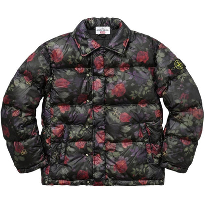 STONE ISLAND FOR SUPREME LAMY COVER Down Jacket in Black — XXS — Top View
