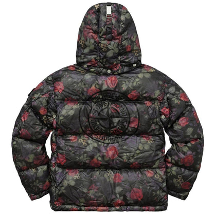 STONE ISLAND FOR SUPREME LAMY COVER Down Jacket in Black — XXS — Back View