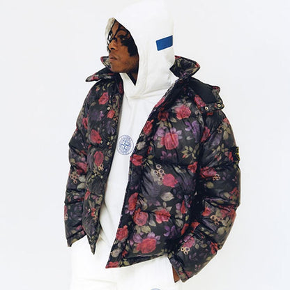 STONE ISLAND FOR SUPREME LAMY COVER Down Jacket in Black — XXS — Alternate View 7