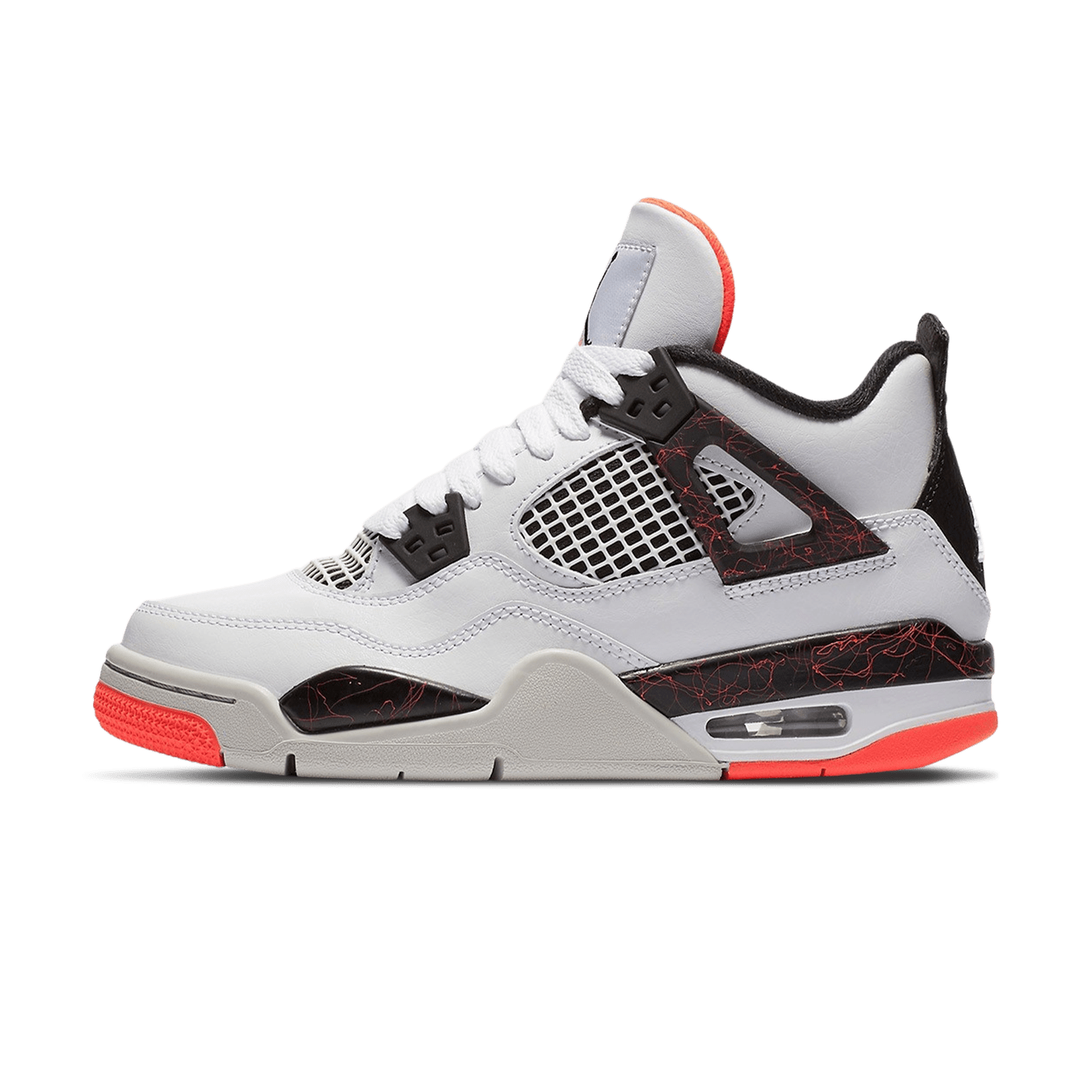 Air Jordan 4 Retro GS 'Pale Citron' — UK 13.5 | EU 32 | US 1Y — Front View