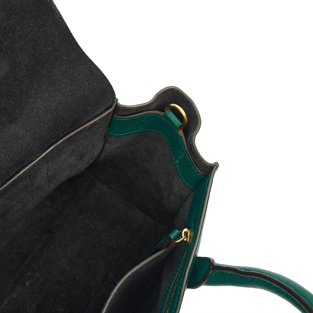 Mulberry Tote Bayswater with Strap- Small in Ocean Green, Leather — Alternate View 17