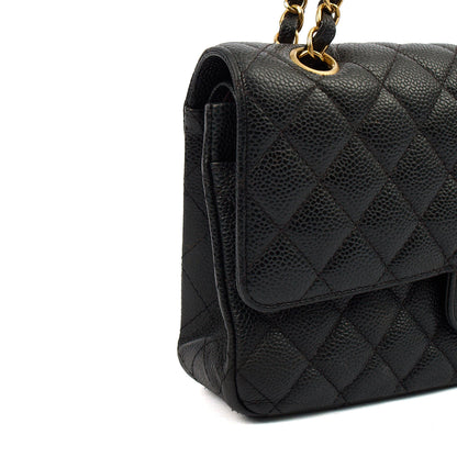 Chanel Shoulder Bag Classic Double Flap - Medium in Black, Leather — Alternate View 8
