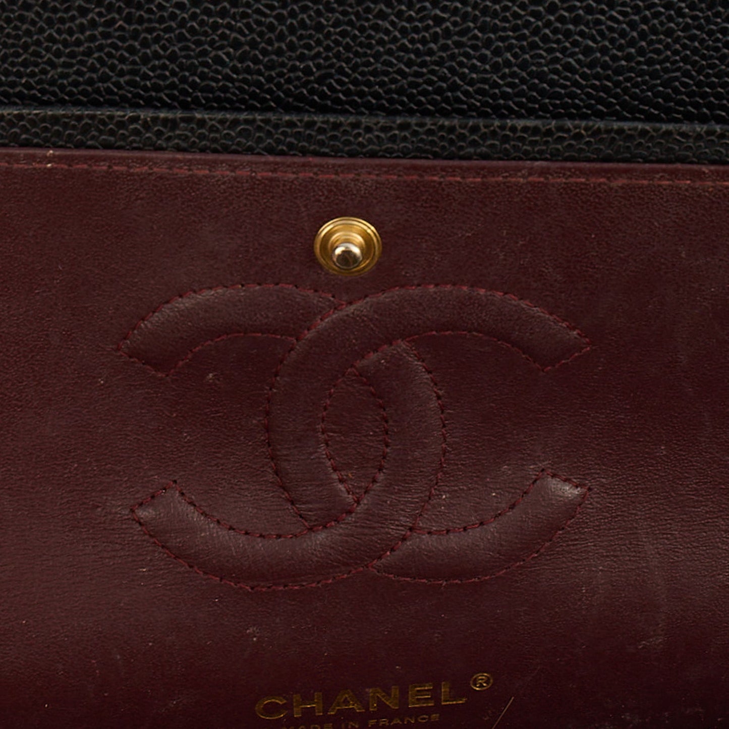 Chanel Shoulder Bag Classic Double Flap - Medium in Black, Leather — Alternate View 9