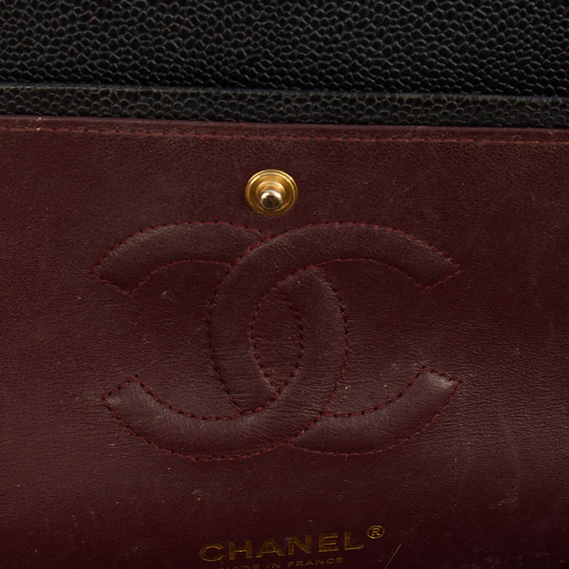 Chanel Shoulder Bag Classic Double Flap - Medium in Black, Leather — Alternate View 9