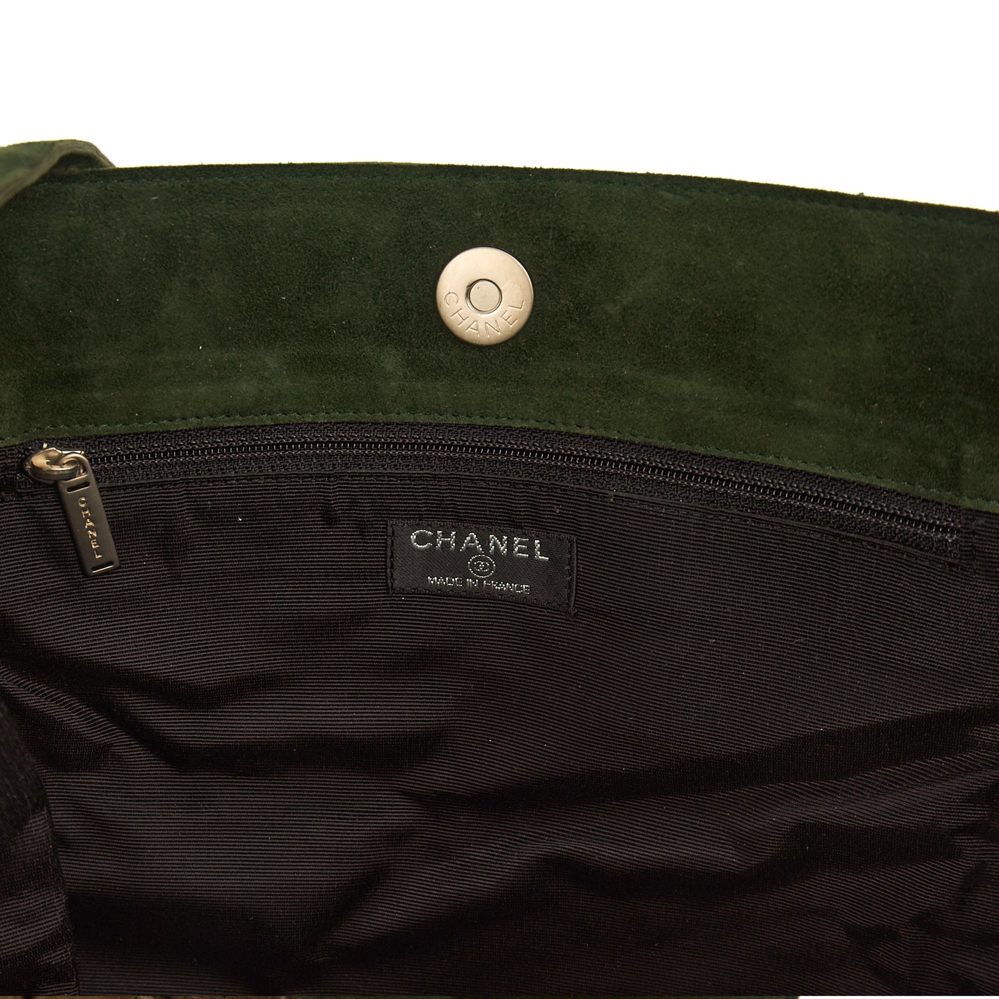Chanel Tote Vintage Tote, Fabric — Alternate View 9