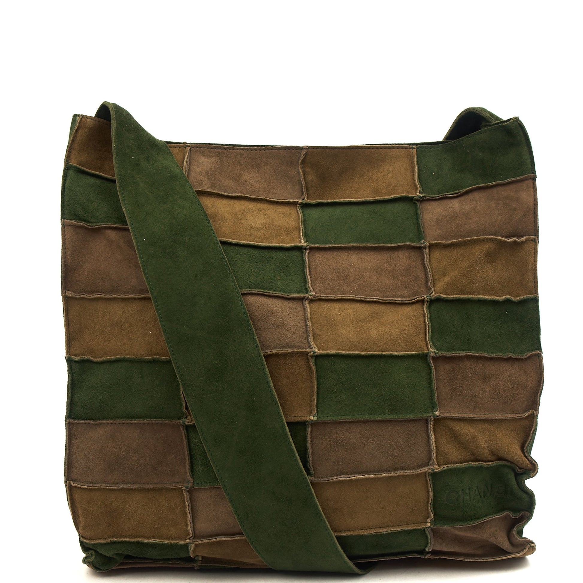 Chanel Tote Vintage Tote, Fabric — Front View