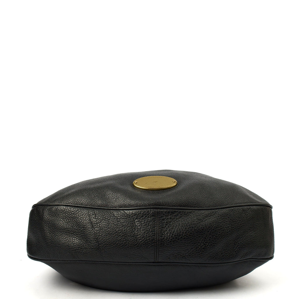 Mulberry Tote Mitzy Tote in Navy, Calfskin Leather — Detail View
